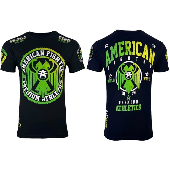 American Fighter Men's T-shirt Anderson Black Athletic XS-5XL - Picture 1 of 12